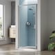 image 2 of Balterley Ruwa Toughened Safety Glass Reversible Pivot Shower Door - Balterley | Silver | Chrome | 1