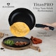 image 2 of Blaumann Cookware Frying Grill Pots Pan Saucepan Casserole Soft Touch Handle Lid | Black | Aquamarine | 28x5.5cm Frying Pan - 2.7L