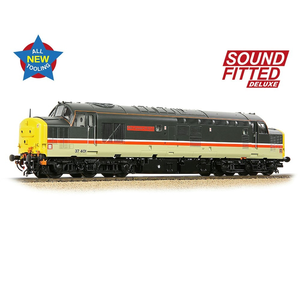 Bachmann Deluxe Class 37 401 Intercity Mainline (DCC-Sound)