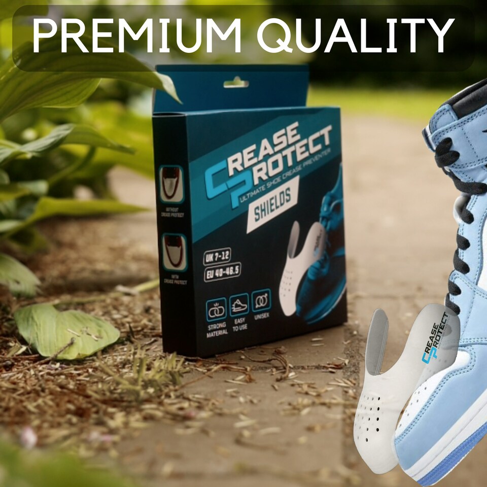 image 1 of Crease Protect Shield - The Ultimate Shoe Crease Protectors and Sneaker Shoe Shield (UK 7-12)