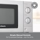 image 6 of Hamilton Beach 20L Standard Silver Microwave