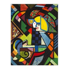 Daughter in a Rocker Henry Lyman Sayen Huge Wall Art Print 18X24 In