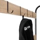 image 6 of Coat Stand - shoe rack, seat, 2 shelves and 9 coat hooks | Brown | industrial wood light, oak Sonoma | One Size | 1