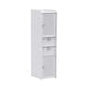 image 1 of Living and Home Wooden Tall Bathroom Storage Cabinet - 25x20x118cm
