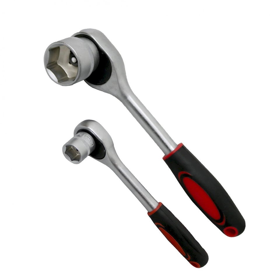 image 1 of 94pc Socket Ratchet Screwdriver Bit Set with Case