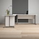 image 8 of Prima Desk 150cm in White with Silver Grey Steel Legs