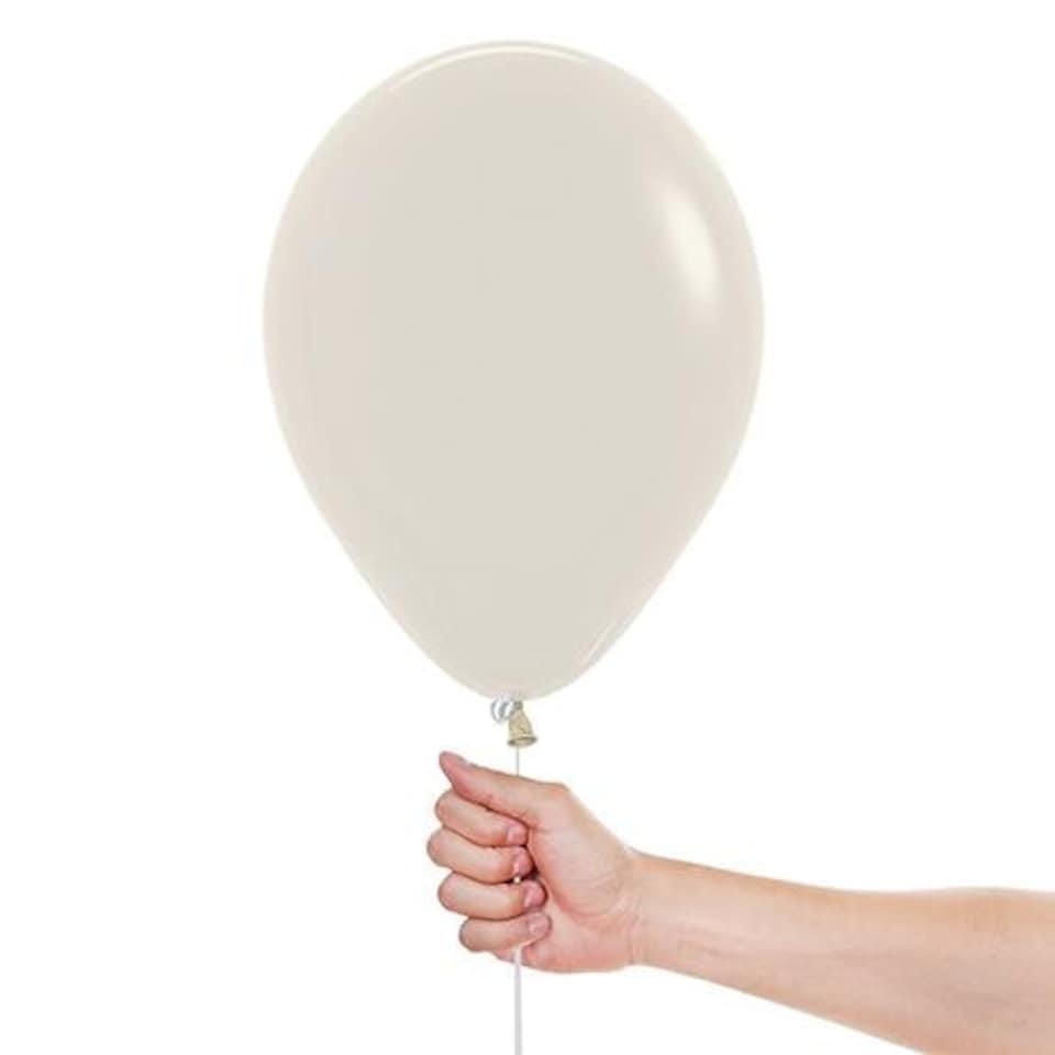 image 1 of Pastel Dusk Cream Sempertex Biodegradable Latex Balloons 23cm / 9 in - Pack of 50 Cream
