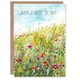 image 1 of Wildflower Meadow Watercolour Just A Note To Say Thank You Card