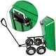 image 2 of Heavy Duty Green Garden Cart with Tipping Barrow Trolley
