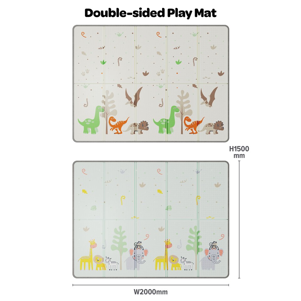 image 1 of Kids Dinosaur Play Tent and Play Mat Set