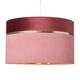 image 1 of BHS Violet 40cm Mixed Fabric Easyfit Shade, Pink