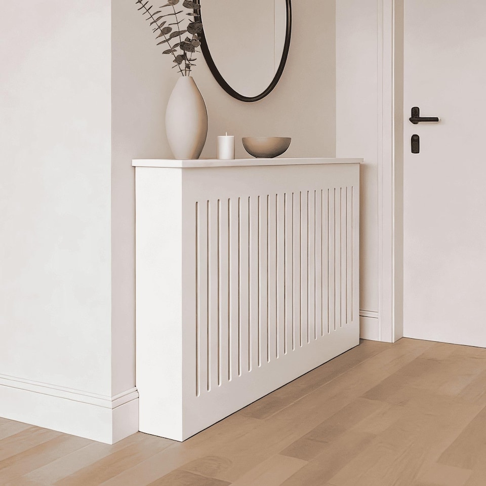 image 1 of Loxley Large Radiator Cover MDF Wooden Home Decorative Modern Desig