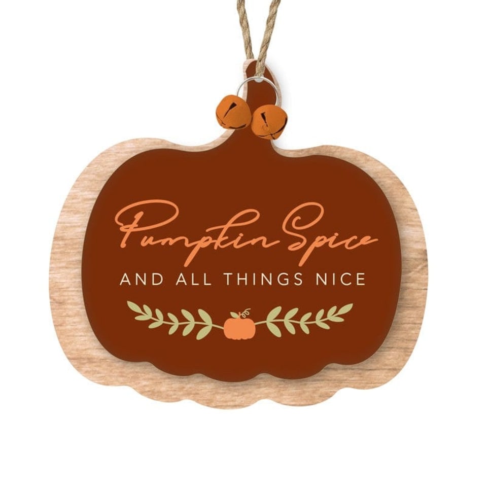 Heaven Sends Halloween Pumpkin Spice and All Things Nice Wooden Decoration