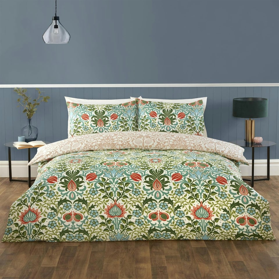image 1 of Heritage Flora Duvet Cover Set Multi Multi | Single