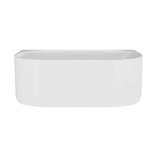 Balterley Contemporary Back To Wall Freestanding Bath from Balterley | White | White
