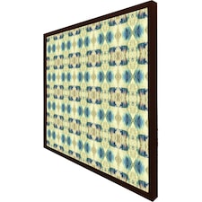 Psychedelic geometric pattern (Picutre Frame) Brown | M