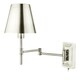 image 1 of Kensington 1 Light Swing Arm Wall Light Polished Nickel