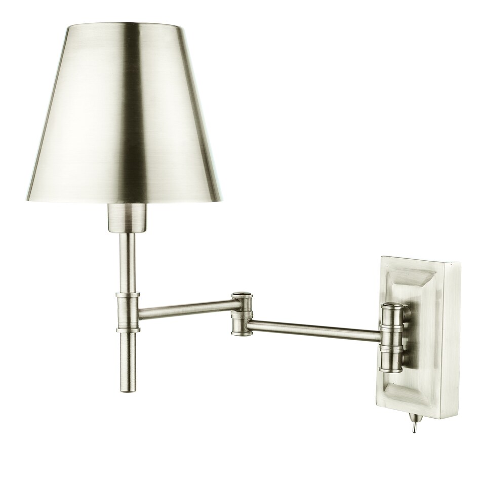 image 1 of Kensington 1 Light Swing Arm Wall Light Polished Nickel