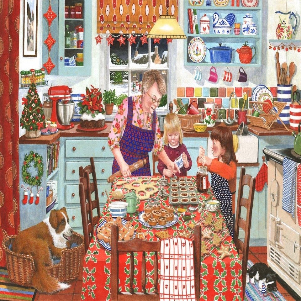 The House of Puzzles, Festive Fancies - BIG 500 Piece Jigsaw Puzzle