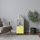 image 6 of 2-Cube Shelving Unit With Inserts White | White / Grey
