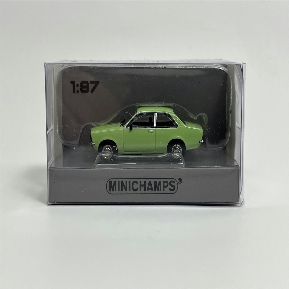 image 1 of Opel Kadett Saloon 1973 Light Green 1:87 Scale Minichamps 870040104