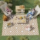image 7 of Outsunny Reversible Waterproof Outdoor Rug W/ Carry Bag, 182 x 274 cm Grey | Grey and White