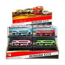 Single Diecast Double-Decker Bus - Tesco Groceries
