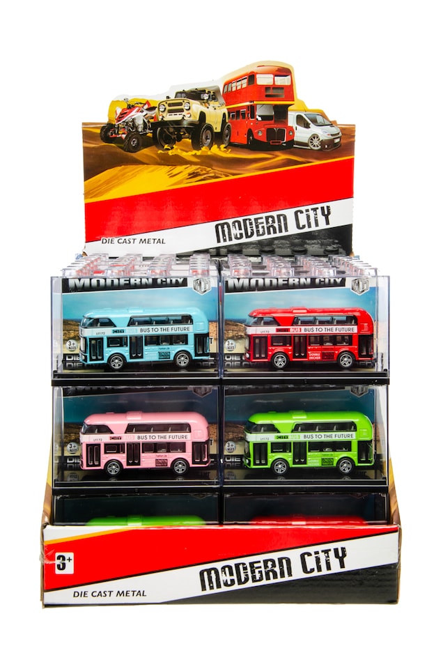 Single Diecast Double-Decker Bus - Tesco Groceries