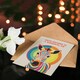 image 4 of Wonderful Kid Rainbow Stripes Colourful Non Binary Birthday Card