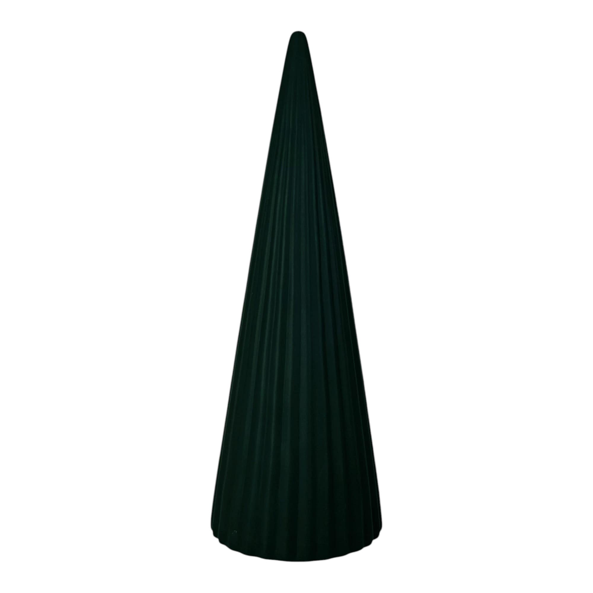 Four Candle Green Ceramic Tree Decoration L14 x D14 x H38cm