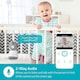 image 3 of NEDIS Smart Wifi Baby Monitor, Indoor Camera Full HD, Night Vision, PTZ, Motion & Sound Detection, 2-Way Audio, Humidity & Temperature Sensor, App Control -White/Grey
