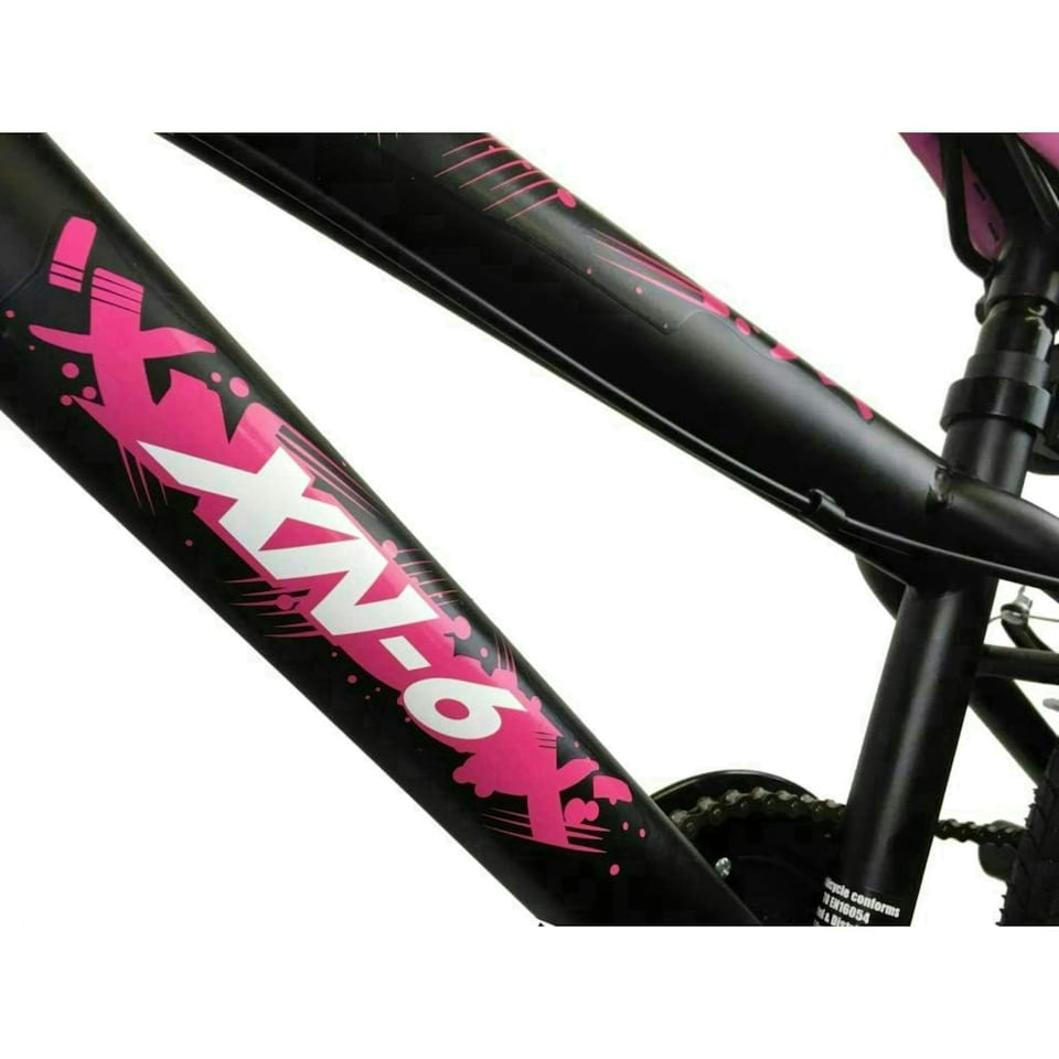 image 1 of XN-6-18 Kids Girls Freestyle BMX 18" MAG Wheel - Black/Pink