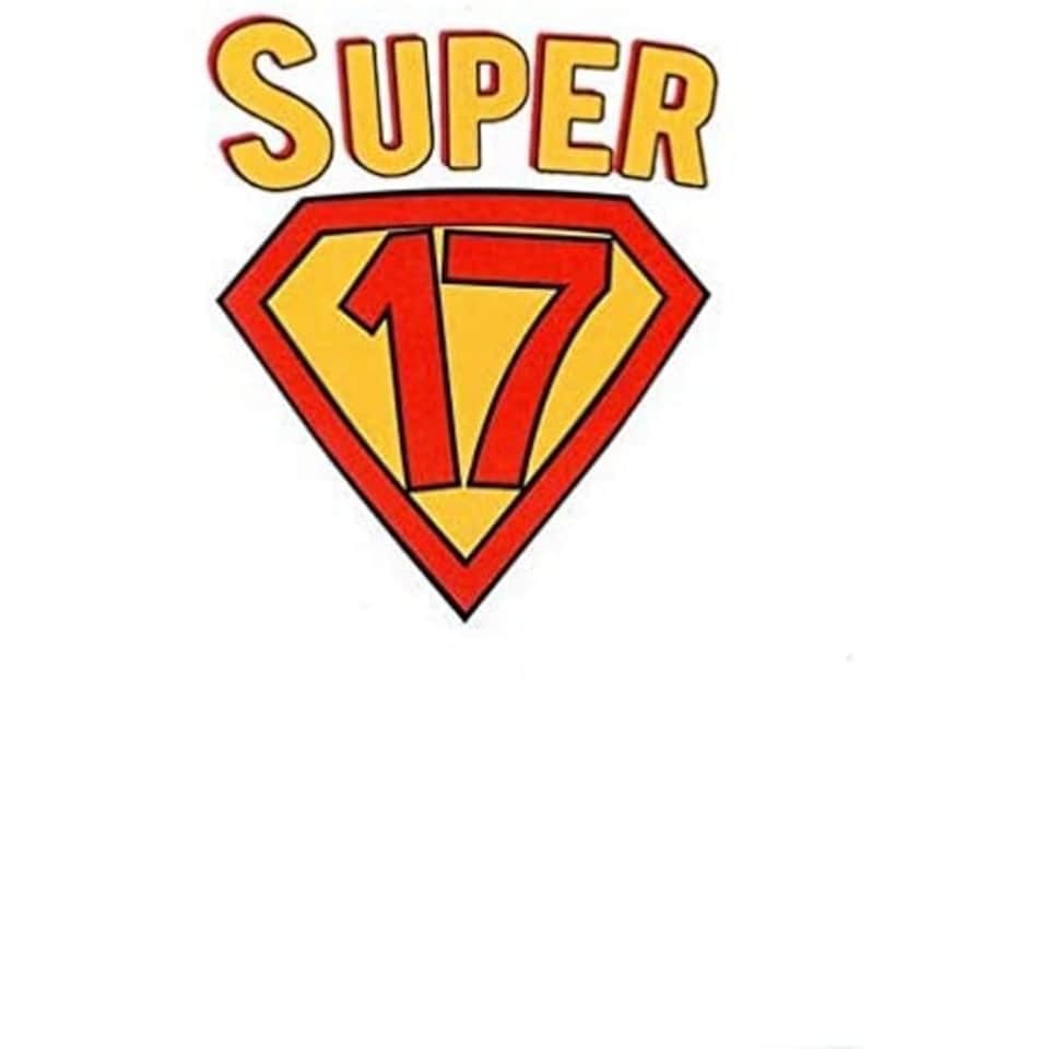 image 1 of Super 17 (seventeen) Boys Birthday Card