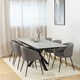 image 5 of Heaven Extendable Dining Table with Ceramic Grey Top 168cm