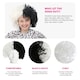 image 2 of Curly Wig - Black & White Black | One Size