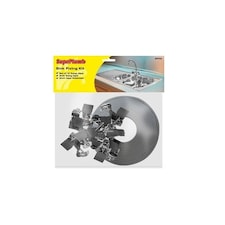 SupaPlumb Sink Fixing Kit - Silver - 21.5 x 10 x 3.5cm