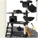 image 1 of Cat Tree Marcel - 141 cm, sisal cat scratching post - Black