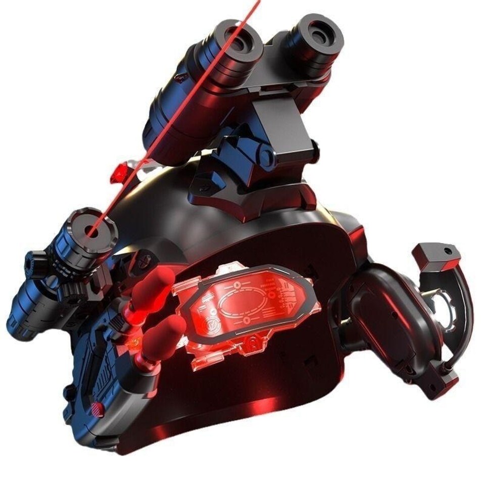 image 1 of Kids' Tactical Adventure Helmet Set – With Missile Launcher, Binoculars & Flashlight