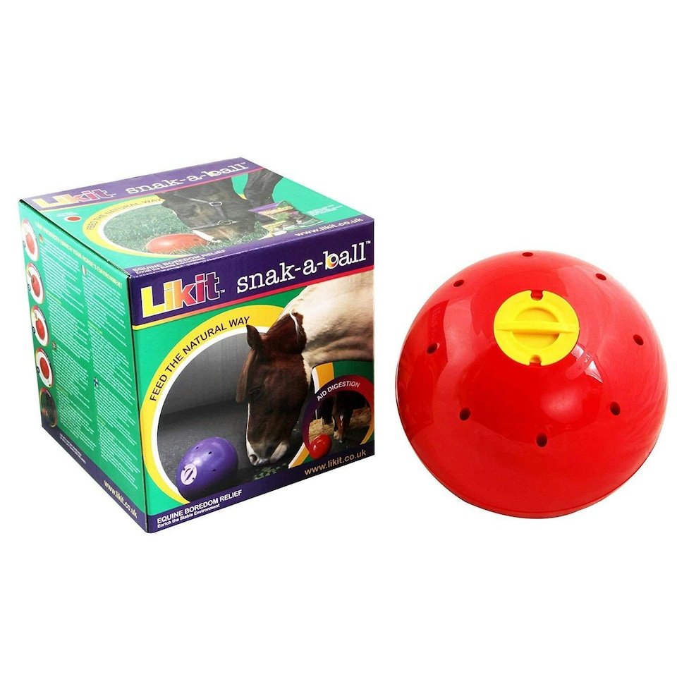 image 1 of Likit Snak-a-Ball - Red - One Size