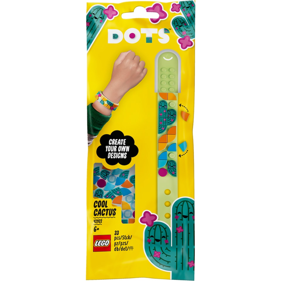 image 1 of LEGO DOTS Cool Cactus Bracelet Building Set