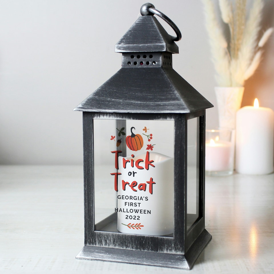 image 1 of Personalised Trick or Treat Lantern