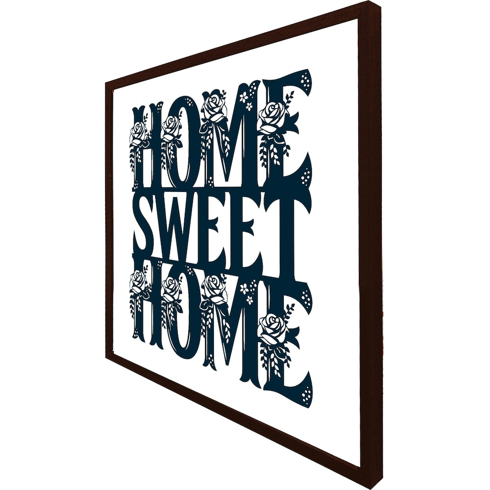 image 1 of Home sweet home type (Picutre Frame) Brown | Oak | XL