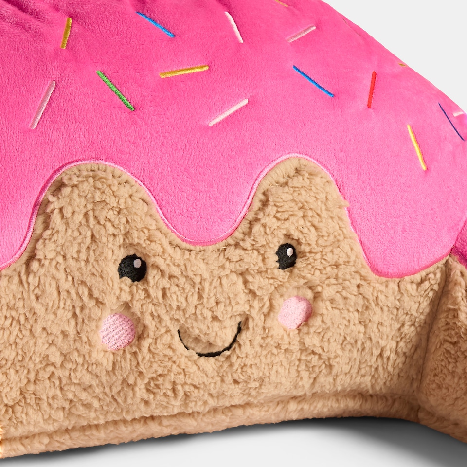 image 1 of OHS Doughnut Cuddle Cushion Novelty Reading Pillow