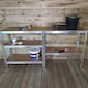 image 7 of Garage Shelving 90cm Wide & 180cm High Heavy Duty 5 Tier Multipurpose Metal Racking Unit  / Warehouse Shelving Storage