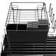 image 3 of Toque Expandable Dish Drainer Rack 2 Tier Cutlery Plate Holder with Drip Tray | Black