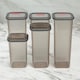 image 2 of 5Pc Airtight Stackable Food Storage Container Kitchen Set BPA Free Cupboard Pack