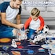 image 2 of Creative Space Adventure Toys for Kids Space Shuttle Rocket Set with Astronauts Rover Satellite and Solar System Mat