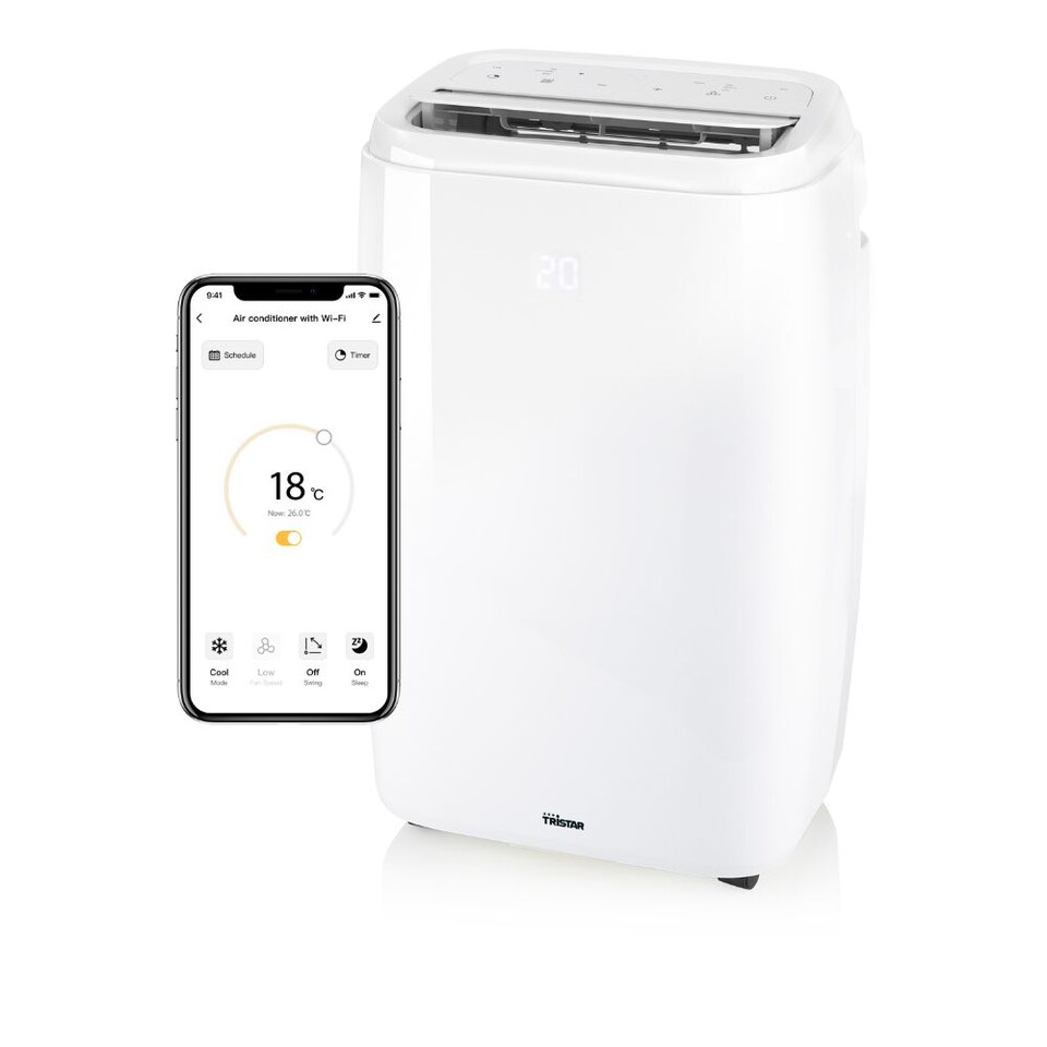 image 1 of Smart Air Conditioner - 14000 BTU - Energy Class A - Wi-Fi & App Controlled - Tristar AC-5791BS