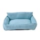 image 1 of Living and Home Cozy Sofa-Style Pet Bed — Soft, Supportive & Stylish | Blue | One Size