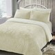 image 2 of Velosso Alaska Shaggy Faux Fur Fluffy and Warm Fleece Duvet Cover Set Yellow | Ochre | Super King